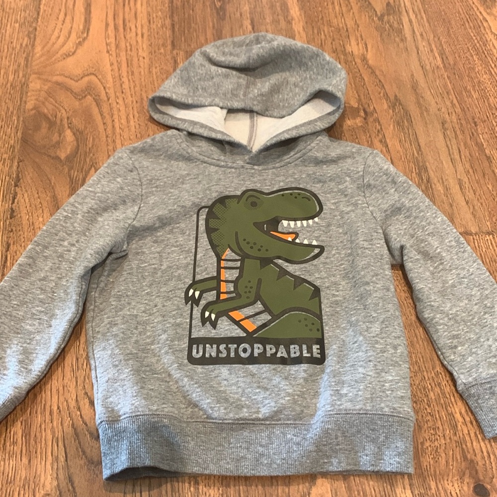 5T Boys Jumping Bean Dinosaur Hoodie